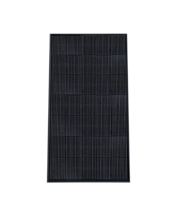 Solarpanel 115 Wp, Vorderseite leicht geneigt, Solarmodul für Camper und Van, Topcon n-Type, hoher Wirkungsgrad, schwarz, robust, autark