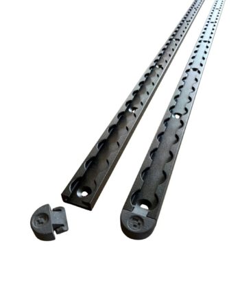 Airlineschienen für Defender, Zurrschienen, Set Airlineschienen mit Endkappen