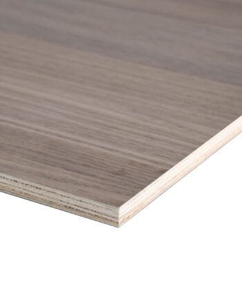 Furnierte Holzplatte, Nussbaum Echtholzfurnier, Multiplexplatte furniert, leicht, stabil, ideal für Van-Ausbau, Möbelbau, nachhaltig, hohe Qualität