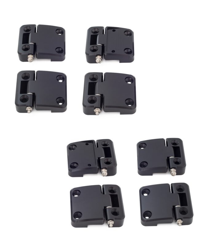 Defender Türscharniere, Defender Türscharnier, Türscharnier für Land Rover, rostfrei, UV-beständig, hochfestes Aluminium, abschmierbar, Edelstahl, Made in Germany, Titelbild 4 Tuerer