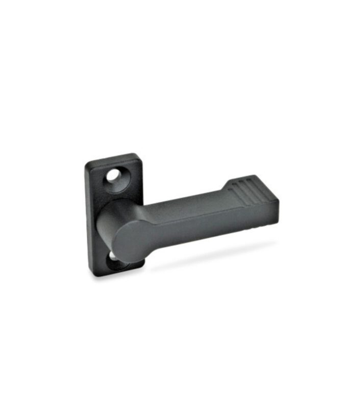 Drehriegelverschluss, Drehriegel, Drehriegel mit Anschraubflansch, Drehriegel mit Rastfunktion, Sperriegel, robust, Camper, Van, einfache Montage, Rastmechanik, langlebig, korrosionsgeschützt, Titelbild