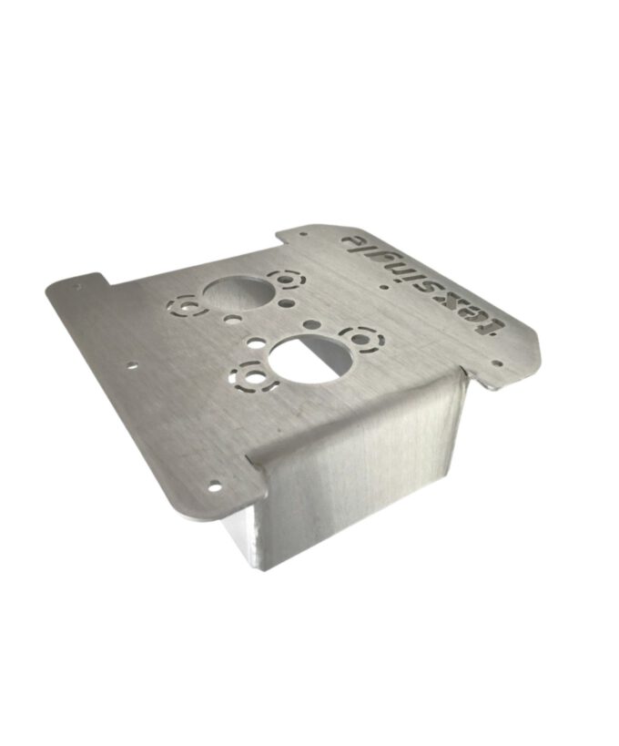 Einbauflansch für Standheizung, Einbauflansch, Einbauflansch für Luftheizungen, Einbauflansch für Autoterm Air Planar 2D, Edelstahl, rechteckiger Ausschnitt, Titelbild