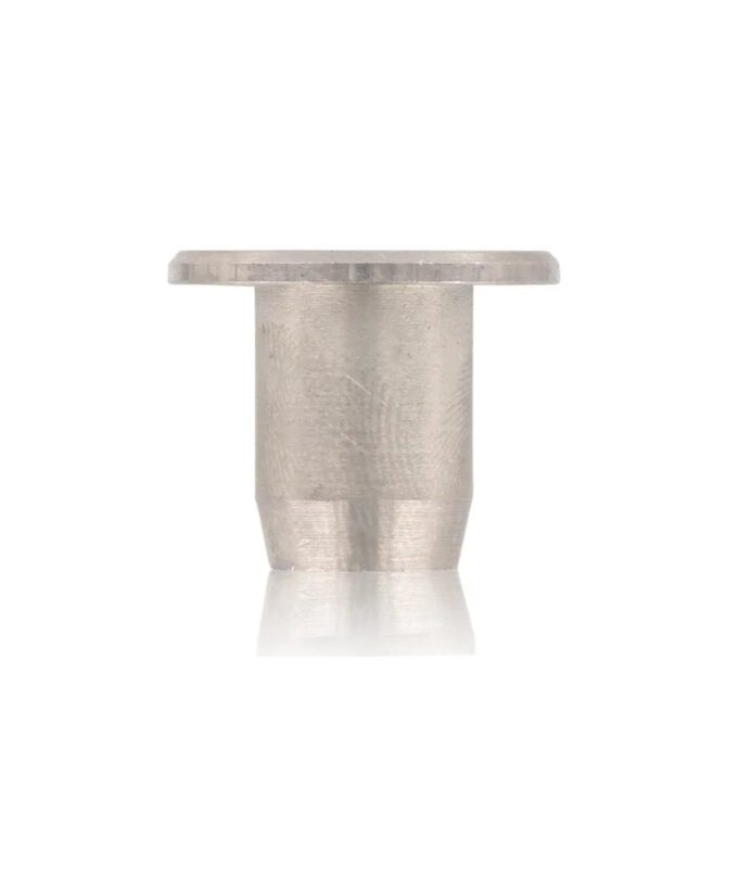 Hülsenmutter, Hülsenmuttern, Verbindung, Edelstahl, rostfrei, M5, M6, Camper, Van, Möbelbau, Flachkopf, stabil, platzsparend, Innensechskant, Ansicht