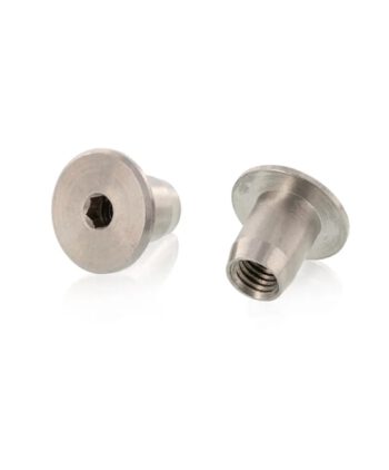 Hülsenmutter, Hülsenmuttern, Verbindung, Edelstahl, rostfrei, M5, M6, Camper, Van, Möbelbau, Flachkopf, stabil, platzsparend, Innensechskant, Titelbild