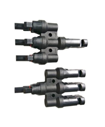 MC4 Stecker, Y-Adapter, Solarstecker, Parallelschaltung, 30A, witterungsbestaendig, einfache Montage, PV-Anlage, Solaranlage, 3-fach Titelbild