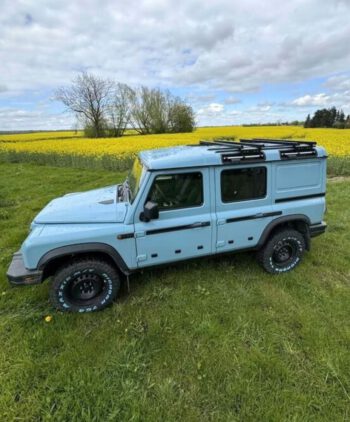 dachtraeger für grenadier-gelaendewagen dachgepaecktraeger flatrack shorty modular edelstahl hohe belastbarkeit, Querträger