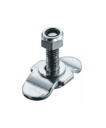 Schraubfitting für Airlineschiene, Airlinefitting mit M8-Gewinde, 0–6 mm Klemmbereich, Stahl verzinkt