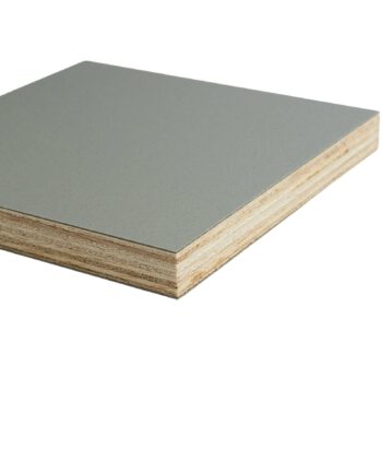 Beschichtete Multiplexplatte Ultramatt, Leichtbau Holzplatte mit HPL Beschichtung, AFX Titan, Hellgrau
