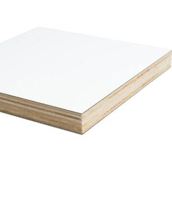 Beschichtete Multiplexplatte Ultramatt, Leichtbau Holzplatte mit HPL Beschichtung, AFX White X, Weiß