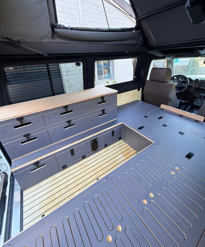 land cruiser innenausbau boxplorer lc78 modulausbau kit diy Küchenzeile