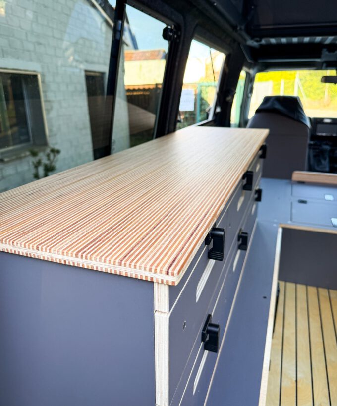 land cruiser innenausbau boxplorer lc78 modulausbau kit diy Küche Detail
