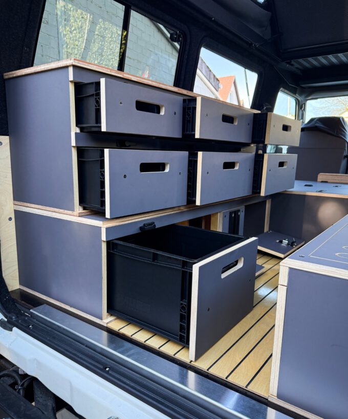 land cruiser innenausbau boxplorer lc78 modulausbau kit diy Küche Stauraum